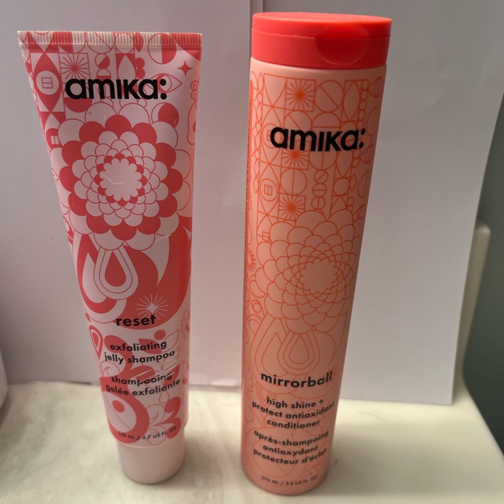 Amika shampoo and conditioner